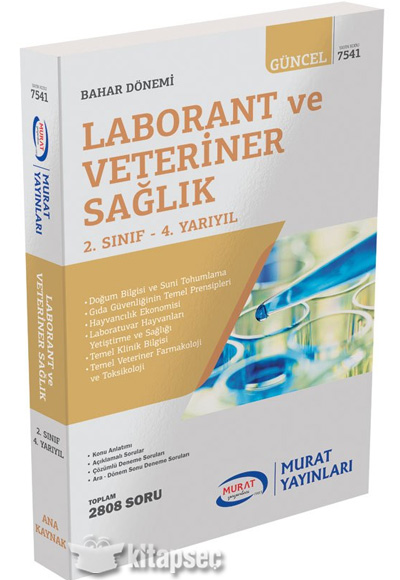 2. Sınıf 4. Yarıyıl Laborant Ve Veteriner Sağlık Kod:7541 Murat ...