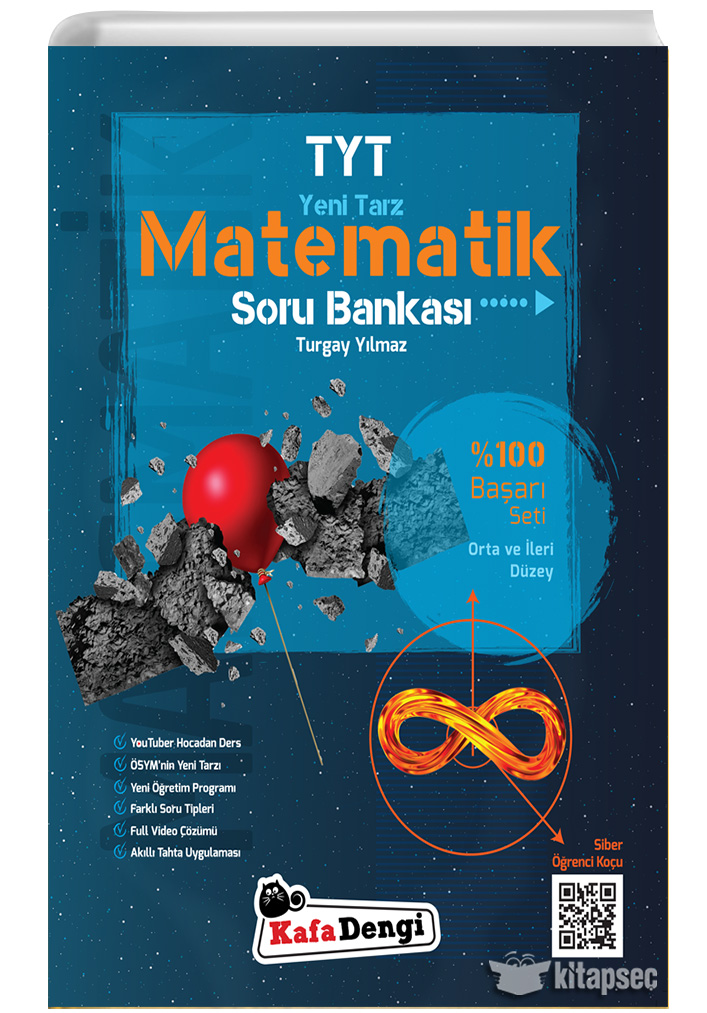 TYT Matematik Orta ve İleri Düzey Soru Bankası Kafadengi Yayınları