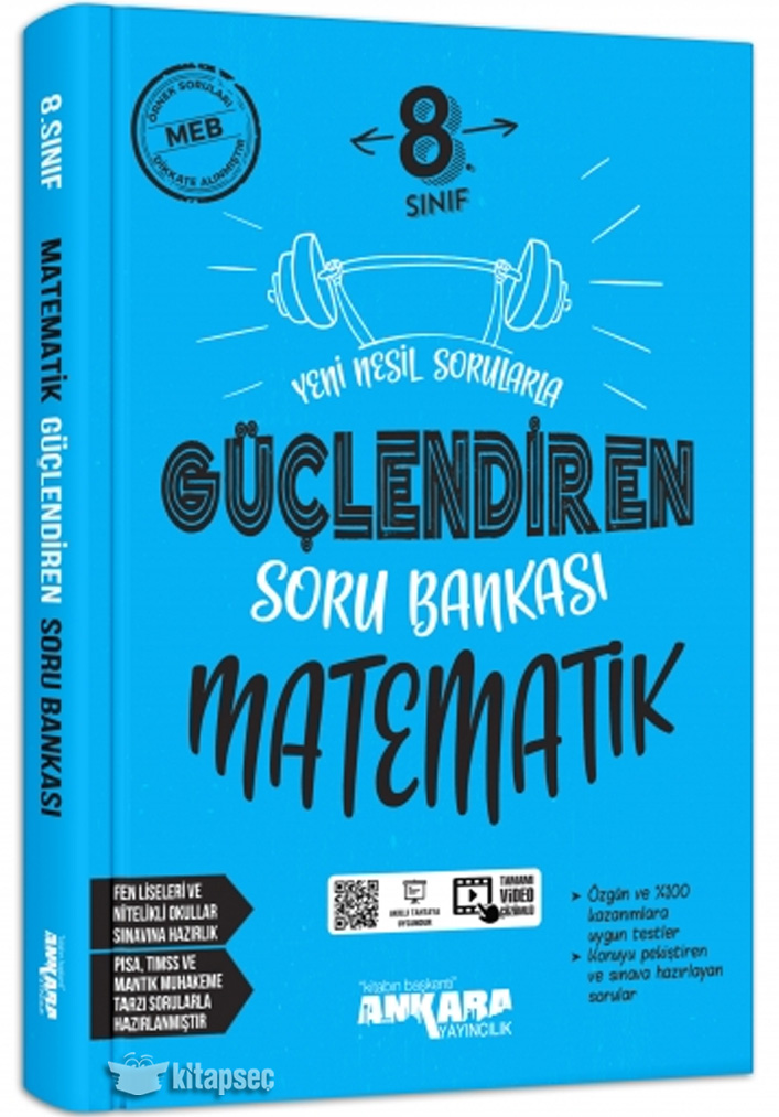 8 Sınıf Matematik Güçlendiren Soru Bankası Ankara Yayıncılık