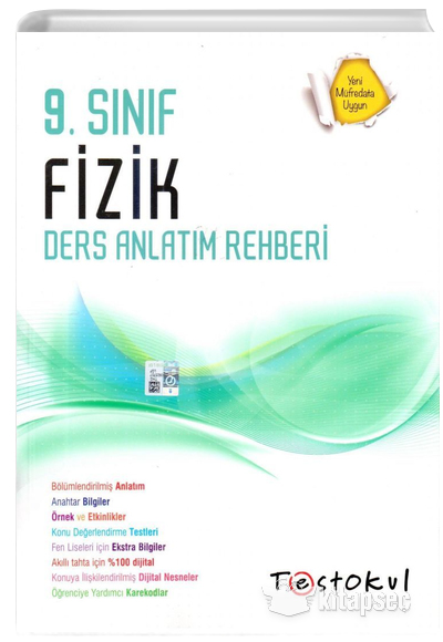 9 Sınıf Fizik Ders Anlatım Rehberi Test Okul Yayınları 9786052175330