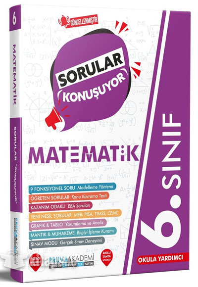 6 Sınıf Matematik Sorular Konuşuyor Pruva Akademi 9786057719348