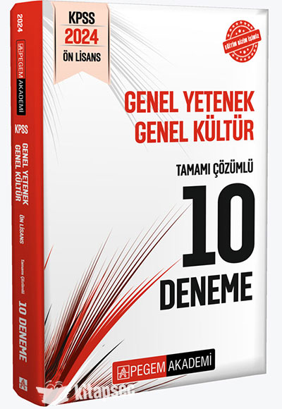 2024 KPSS Genel Yetenek Genel Kültür Önlisans Tamamı Çözümlü 10 Deneme