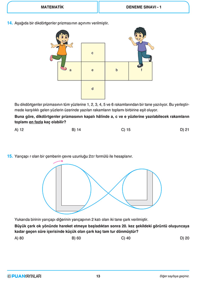 6 Sinif Matematik Yeni Nesil Sorular Pdf Indir