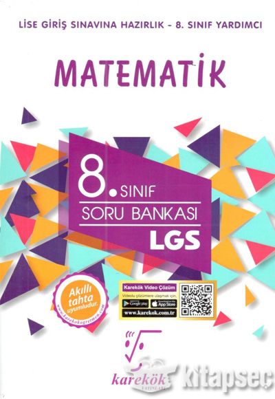 8 Sinif Lgs Matematik Soru Bankasi Karekok Yayinlari 9786052247679