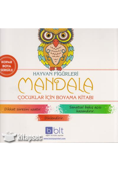 Hayvan Figurleri Mandala Cocuklar Icin Boyama Kitabi Bulut Egitim