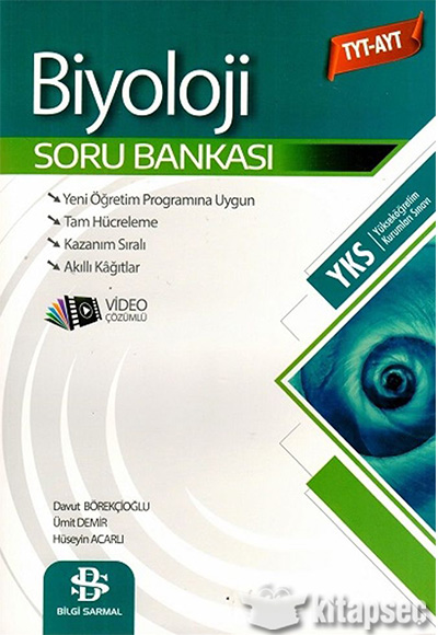 TYT AYT Biyoloji Soru Bankası Bilgi Sarmal Yayınları | 9786057532497