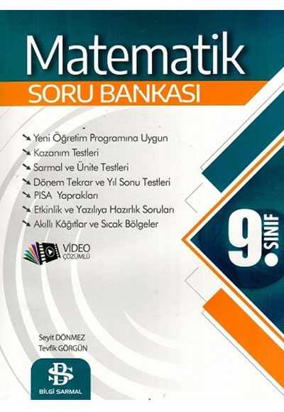 9. Sınıf Matematik Soru Bankası Bilgi Sarmal Yayınları | 9786057532541